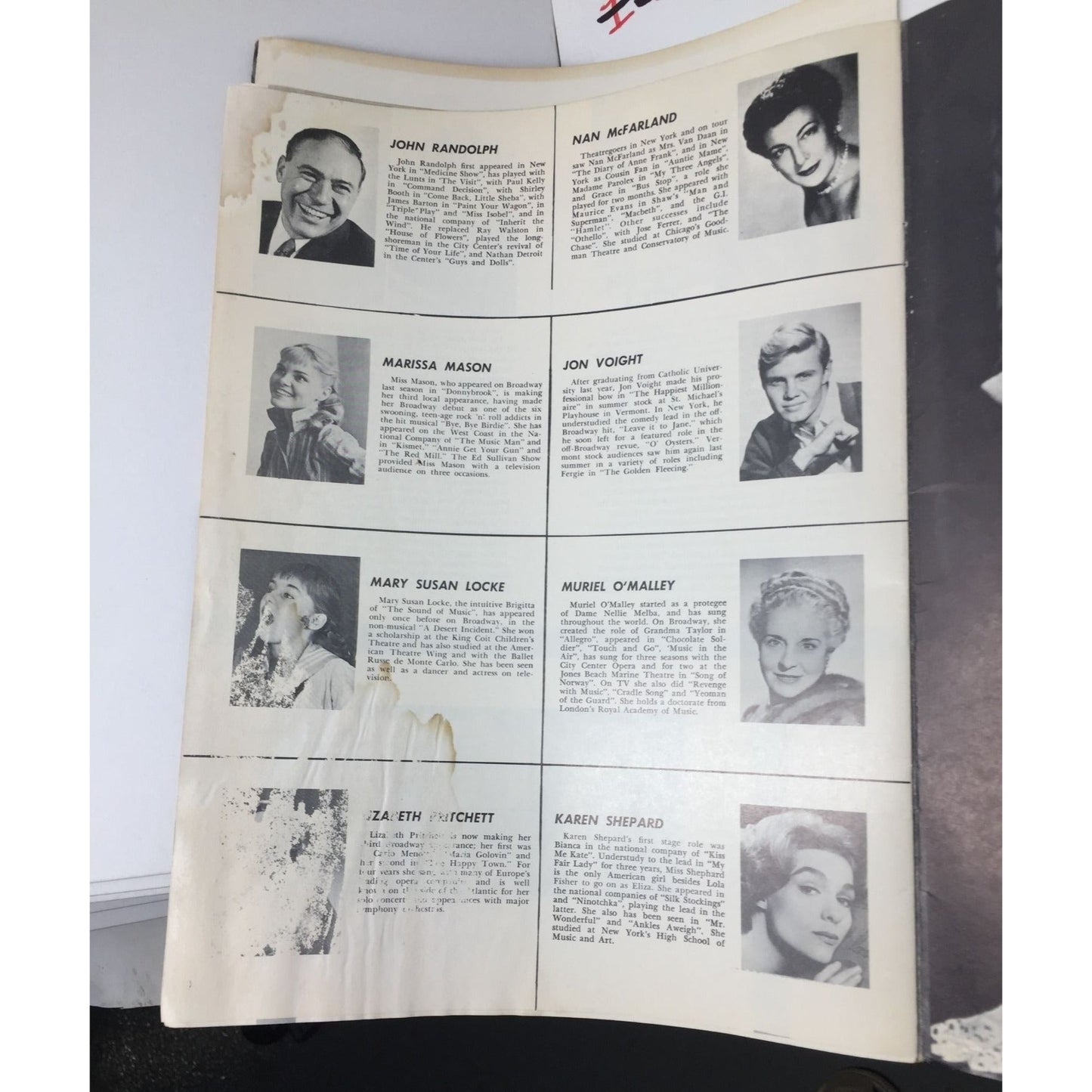 Souvenir Program from the Original Broadway Production of the Rodgers and Hammerstein Musical The Sound of Music A+ Stuff  A+ Stuff SHEET MUSIC