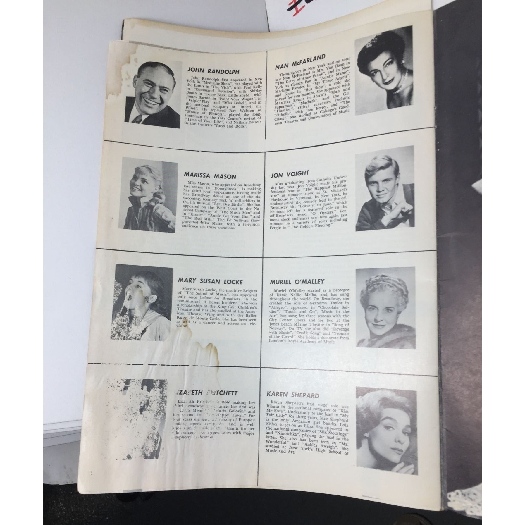 Souvenir Program from the Original Broadway Production of the Rodgers and Hammerstein Musical The Sound of Music A+ Stuff  A+ Stuff SHEET MUSIC