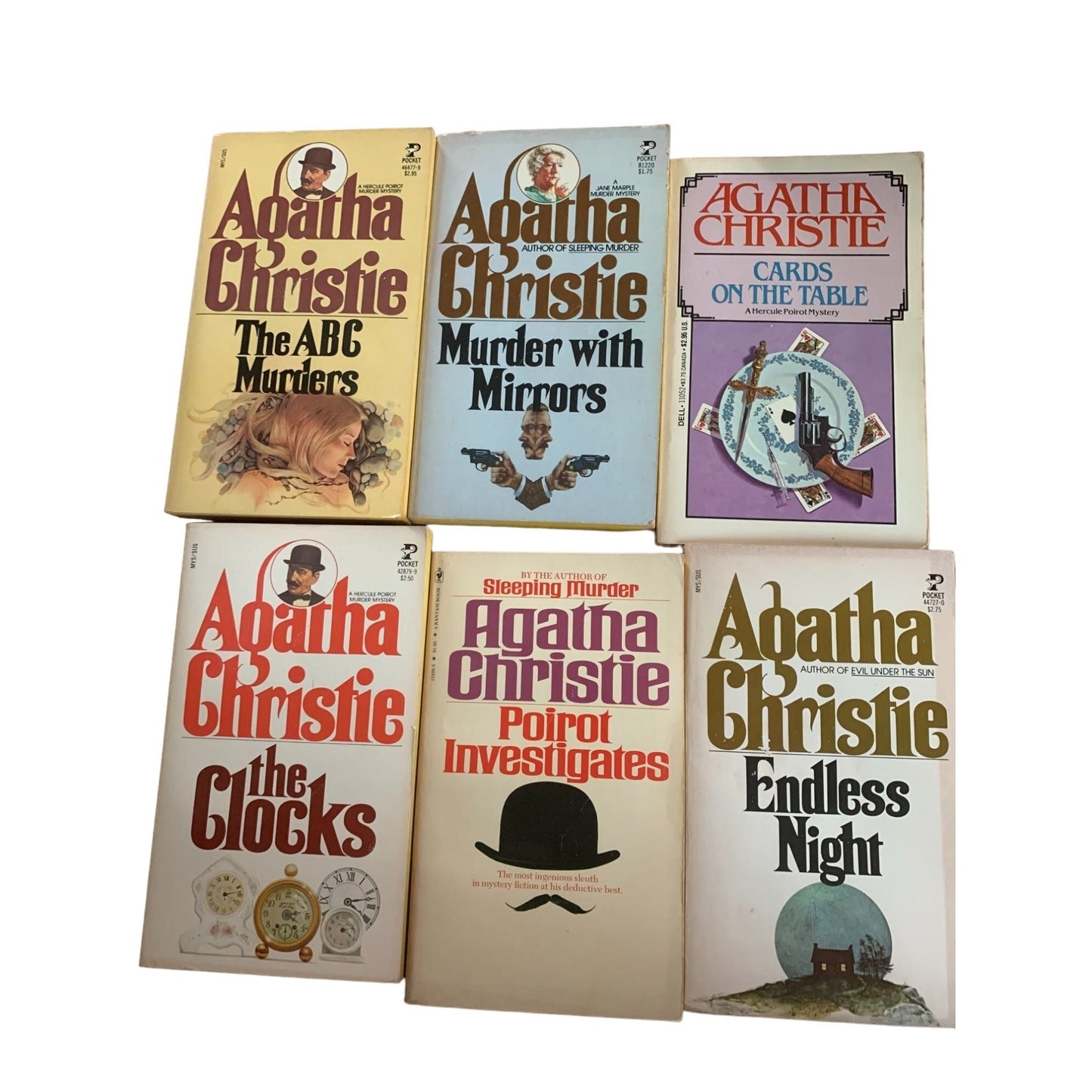 AGATHA CHRISTIE Paperback Lot (49 Softcover + 1 Hardcover) Murder - Mystery Novels