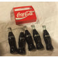 Vintage 1995 Mini 5 Pack of Coca Cola Bottles Refrigerator Magnet