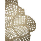 Set of 4 White/Cream Colored Handmade Crocheted Table Placemats/Doilies - A+ Stuff