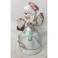 Napco August Angel Figurine with Picnic Basket Gift- 4.5 in Tall