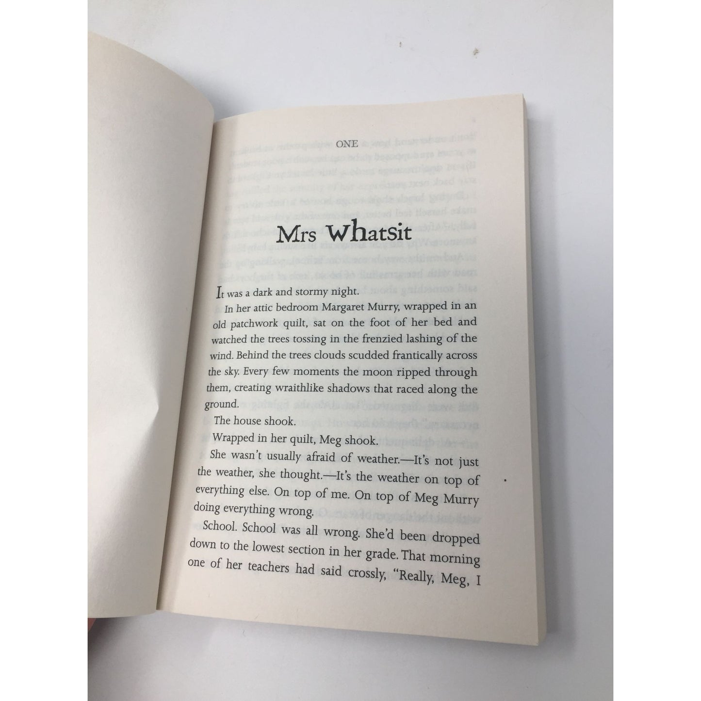 A Wrinkle in Time book By: Madeleine L'Engle