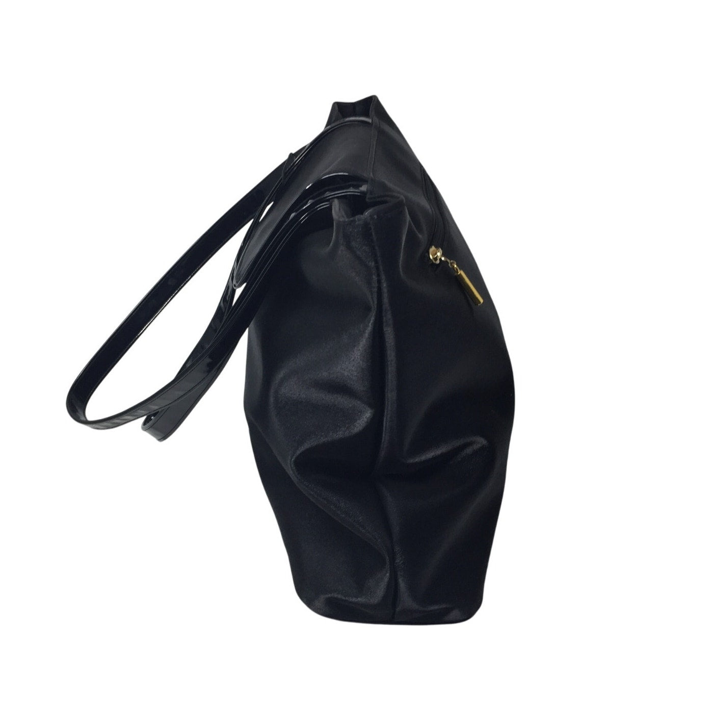 Bernardo Valentino Black Shoulder Bag with Kisslock Coin Purse