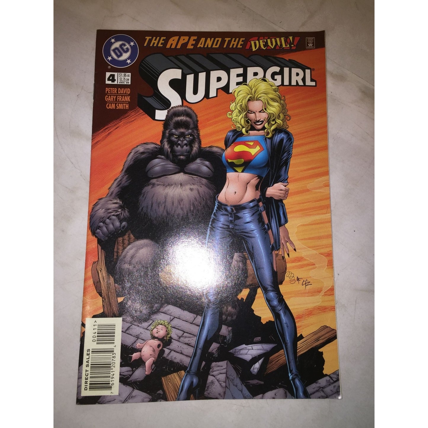 DC Comic Supergirl #4: The Ape and the Devil Vintage Comic Book