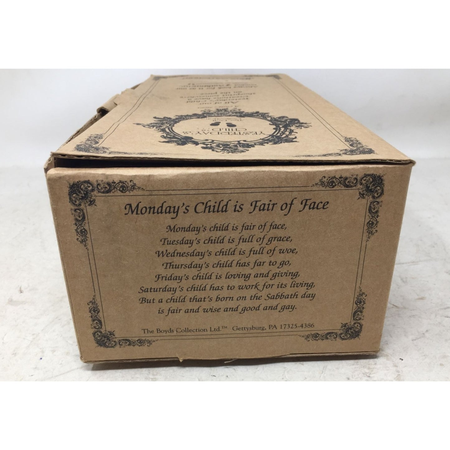 Vintage The Boyds Collection Yesterdays Child Doll New in Box