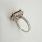 Elegant Emerald Cut Lab Created Sultanite Ring - Beautiful Detailing!  Size 6