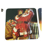 Vintage 1999 Set of 4 Coca Cola Santa Holiday Christmas Coasters