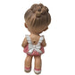 Vintage Collectible Kewpie Doll with Neat Hair/Dress- Slight Squeak when you squeeze doll