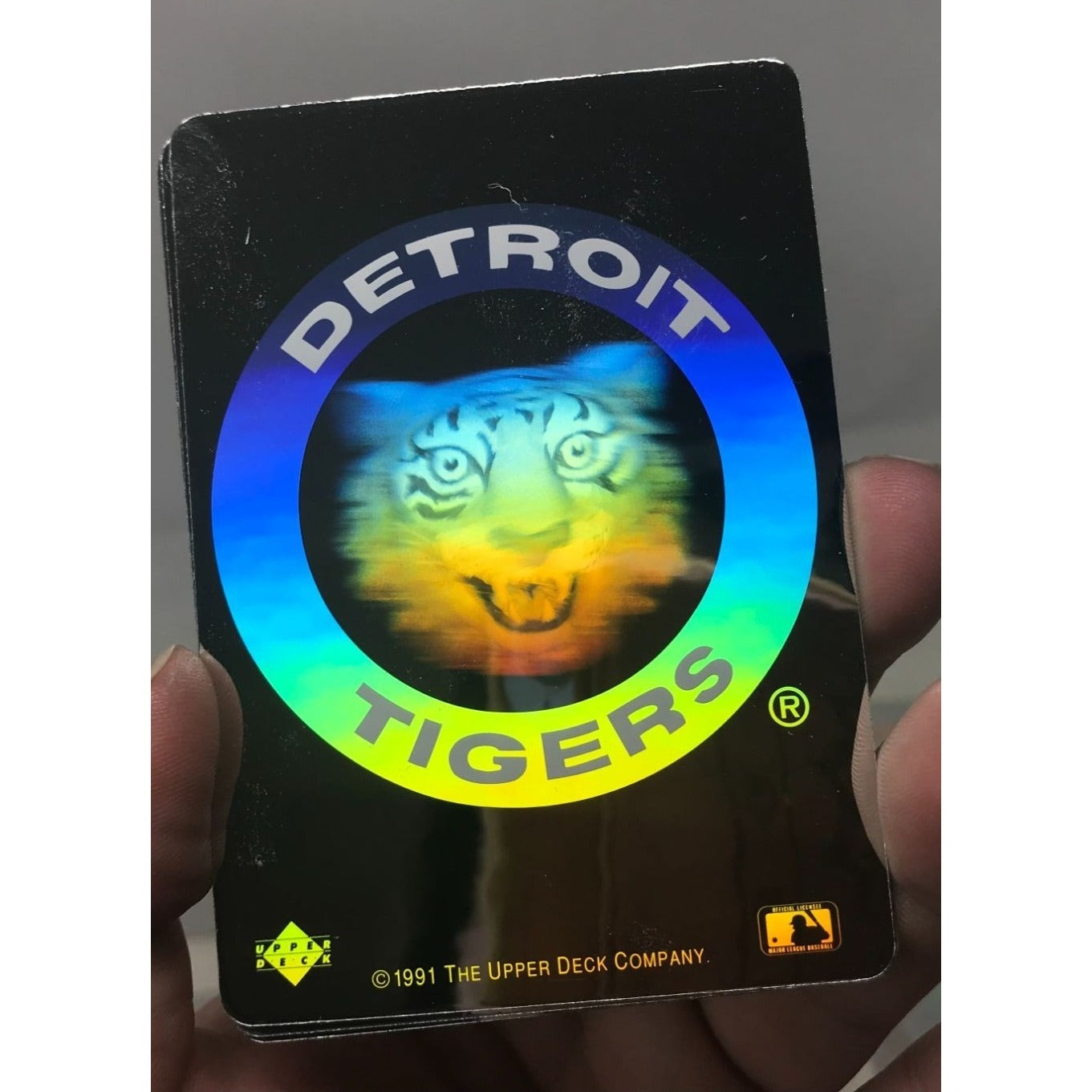 1991 Upper Deck Detroit Tigers Hologram Card