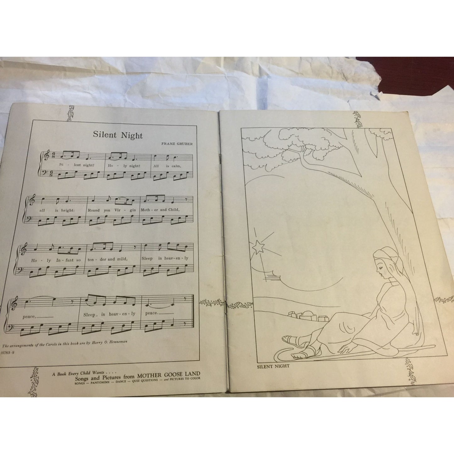 Kiddie's Christmas Sheet Music Song Book by Sol Immerman/Remick Music Corp