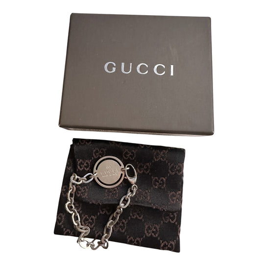 Gucci Circle Disc Plate Bracelet in Box with Dust Bag