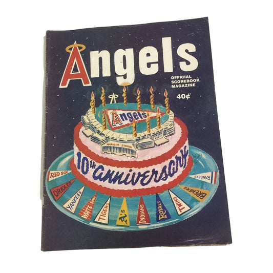 Vintage California Angels Official Scorebook Magazine