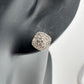 Beautiful Natural 1/4 ct Cushion Cut Diamond Stud Earrings