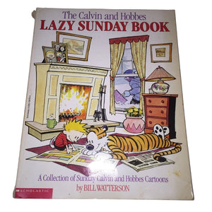 Vintage Scholastic The Calvin and Hobbes Lazy Sunday Book by Bill Watterson