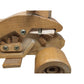 Tonka 4-Wheeler Wood Toy Collectible- Piece of wood is broken off (see pictures)