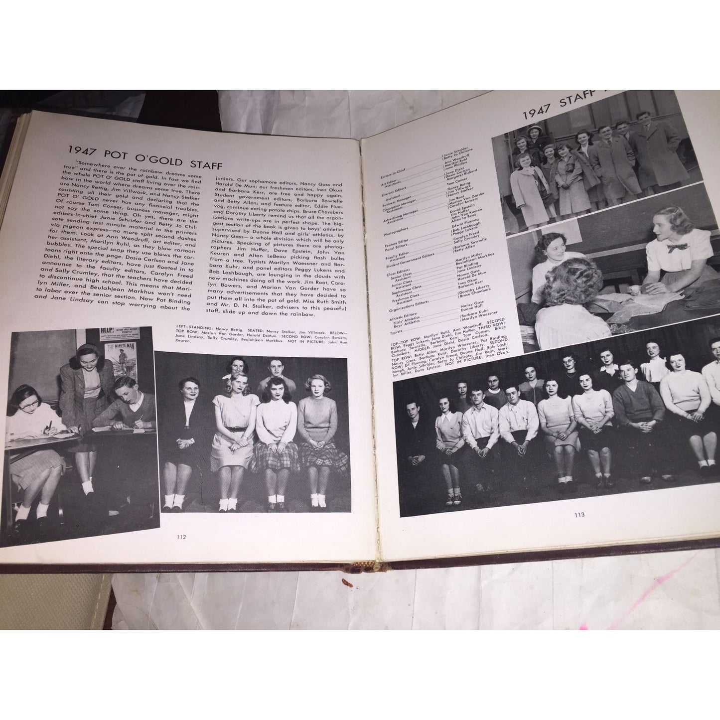 Vintage 1947 Toledo Ohio Devilbis High School Year Book