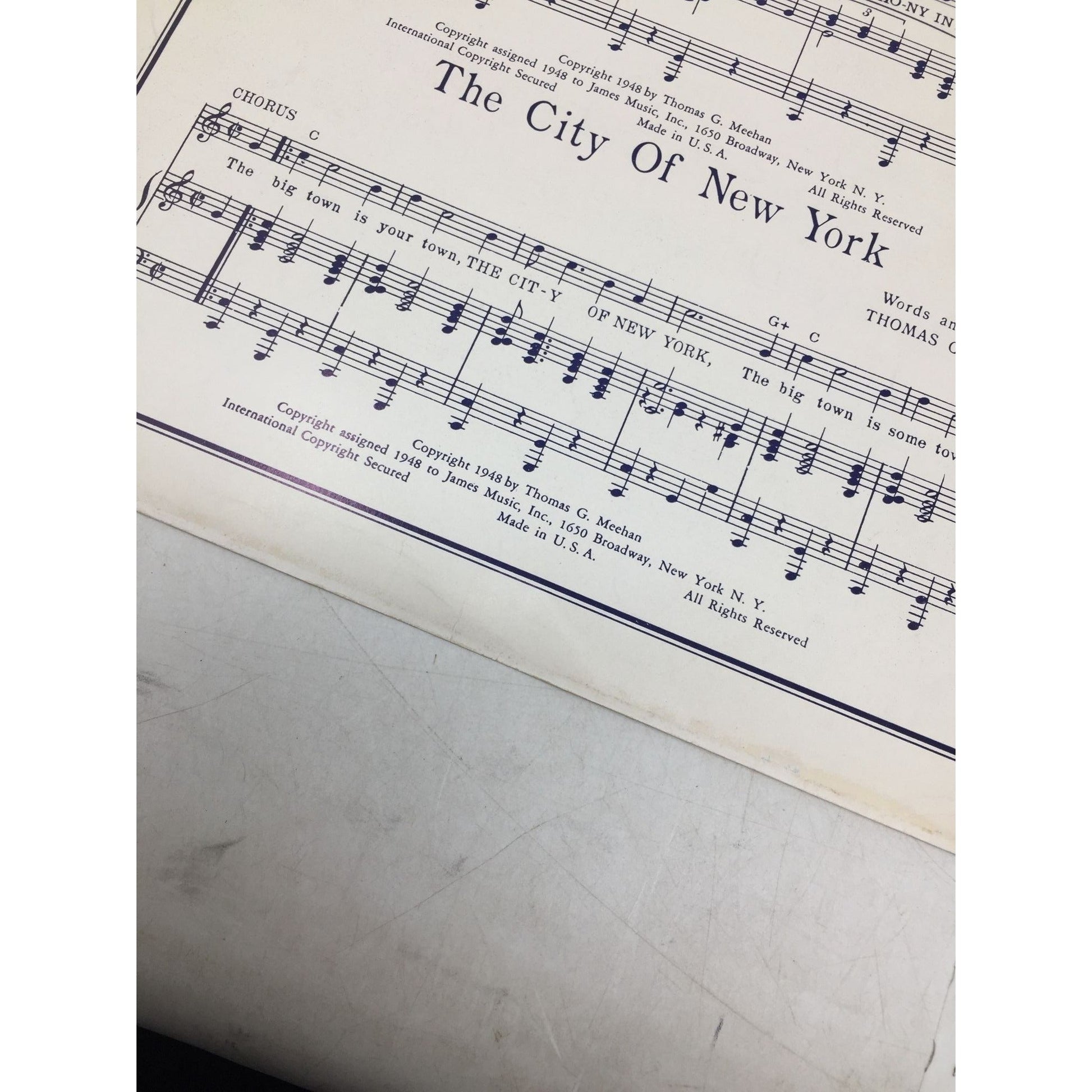Vintage 1948 copy of the sheet music for "Janie and Me" A+ Stuff  A+ Stuff SHEET MUSIC