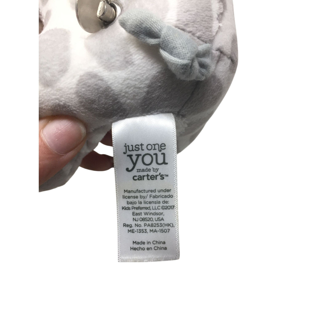 Carter's Just One You Gray Spotted Giraffe Wind-Up Musical Plush A+ Stuff  A+ Stuff nursery decor
