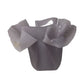 Large Lily Purple Plastic Flower Pot/Planter (About 11 inches tall)