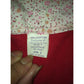 Baby Girl Red/Floral Patterned Button Up Dress with Collar Size 2