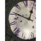 Round Wall Clock with Curved Edge Designs- Battery Operated