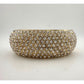 Wide Rhinestone Bangle Bracelet