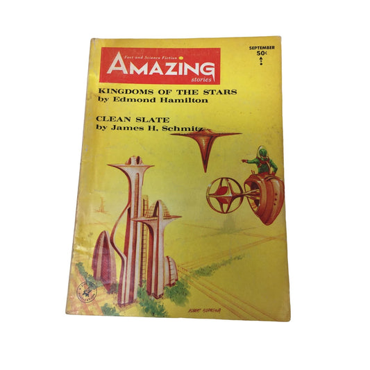 Vintage Fact and Science Fiction Amazing Stories Sept. 1964 Vol. 38 No. 9 Magazine/ Comic Book