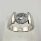 Shimmering and Beautiful 2.00 Carat DiamondLite Solitaire Ring  - Sterling - A+ Stuff