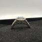 Brilliant 1/2 Ct Split Shank Lab Created Diamond Ring - Beautiful! - Size 6.75