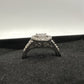 Brilliant 1/2 Ct Split Shank Lab Created Diamond Ring - Beautiful! - Size 6.75 Sun  A+ Stuff Diamond Ring