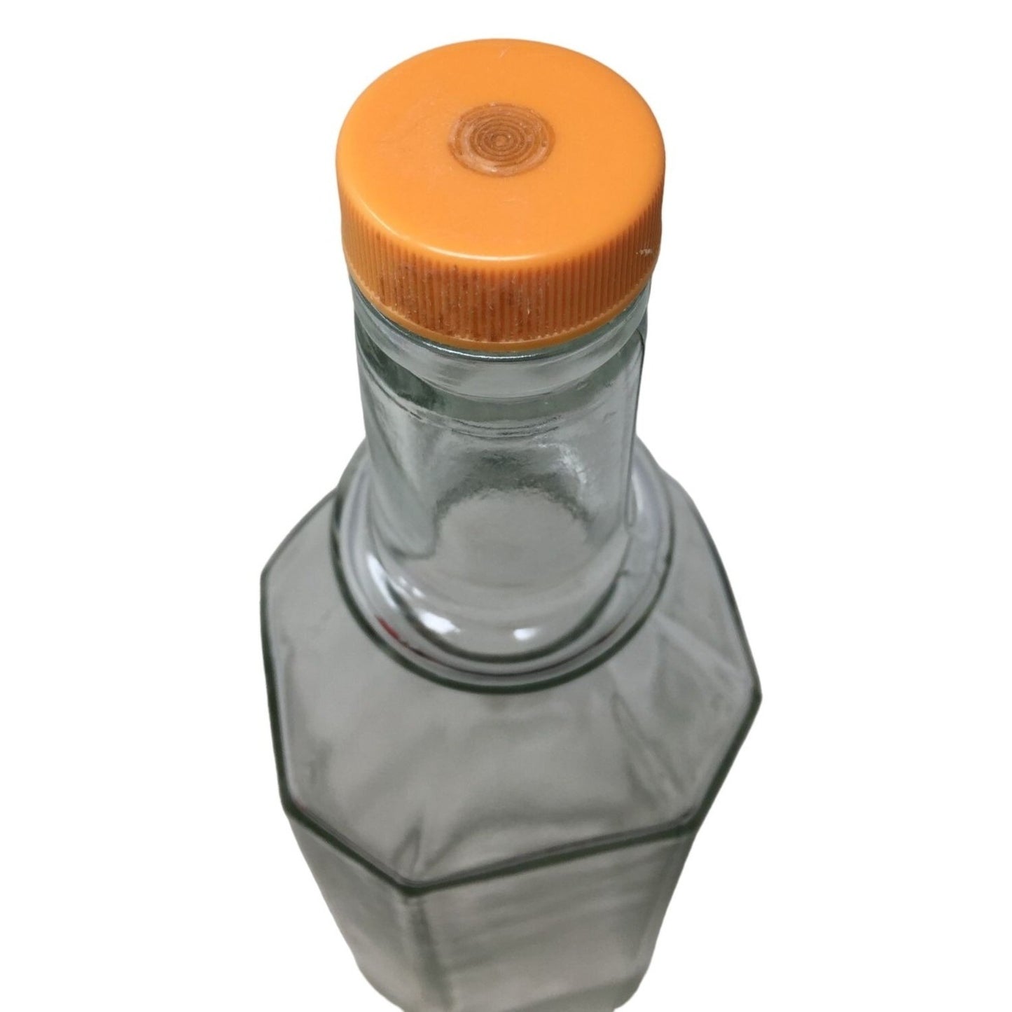 Cordons Empty Liquor Bottle with Orange Cap