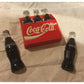 Vintage 1995 Mini 5 Pack of Coca Cola Bottles Refrigerator Magnet