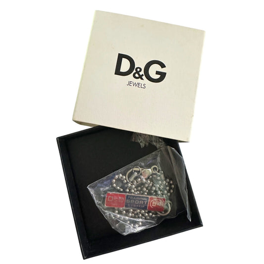 Dolce and Gabbana Training Sport System 94 Tag Necklace