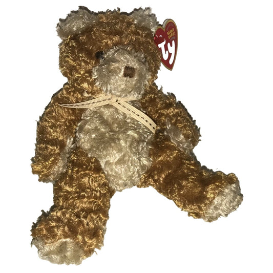 Vintage 2003 Ty Beanie Baby Teddy Bear Plush Named Whittle