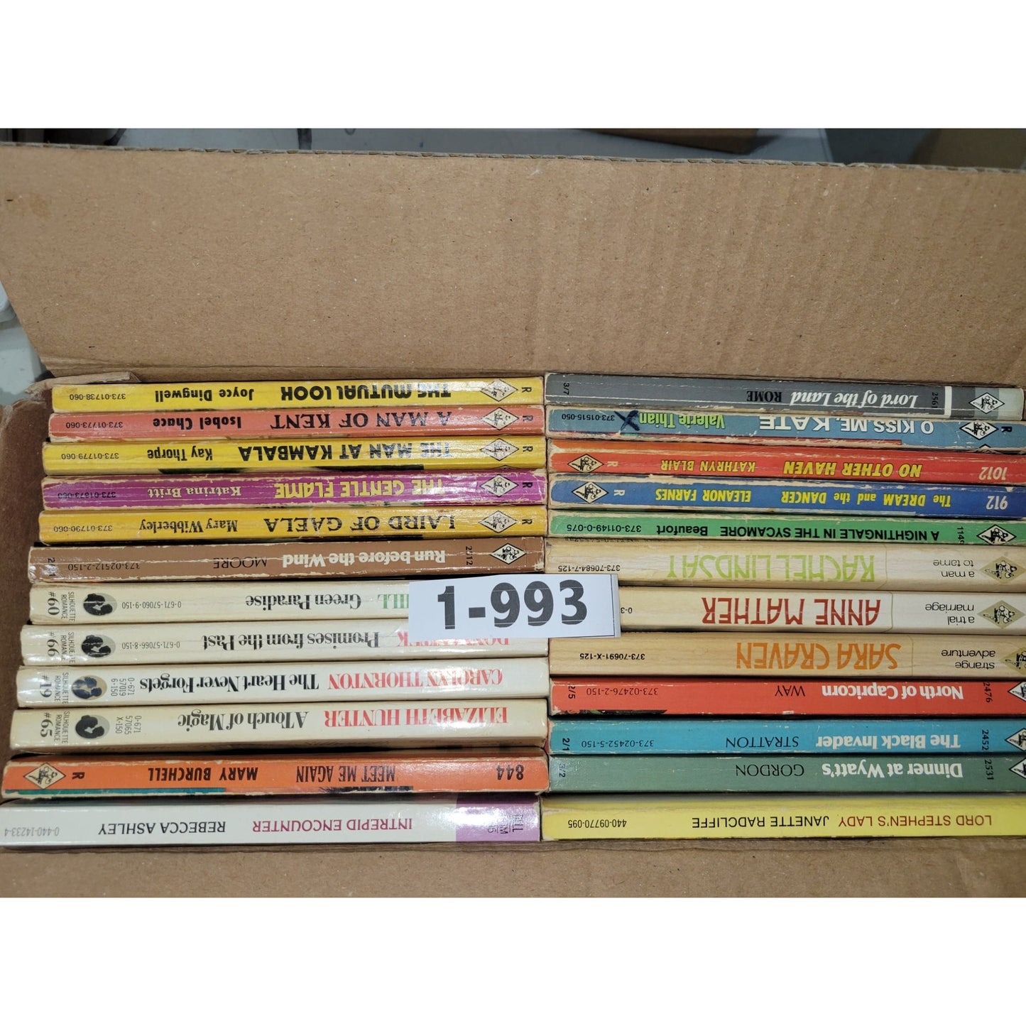 Vintage Romance Novels (24 Titles) - Harlequin and Others - Well Kept Collection!