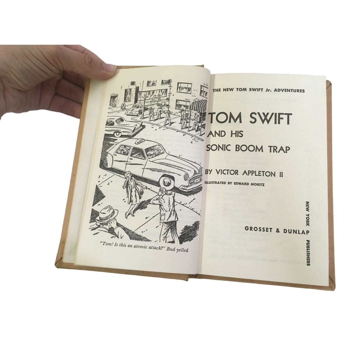 Tom Swift and His Sonic Boom Trap by Victor Appleton II Vintage Book