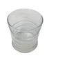 Vintage Clear Glass Ribbed Bubble Drinking Glasses (Set of 9 Glasses)