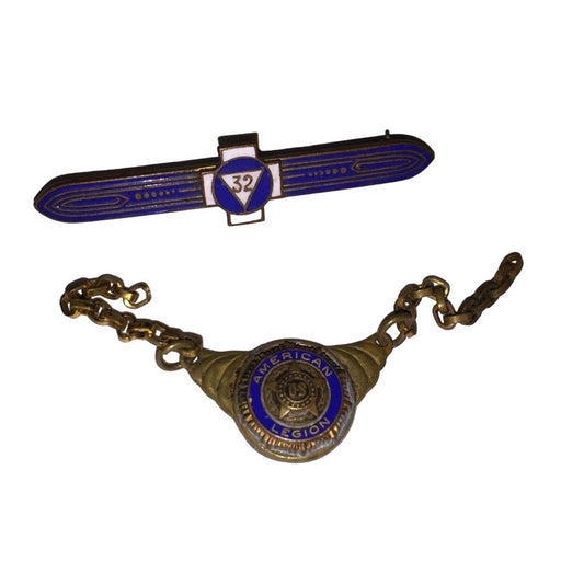 Vintage Blue & Gold American Legion Souvenirs