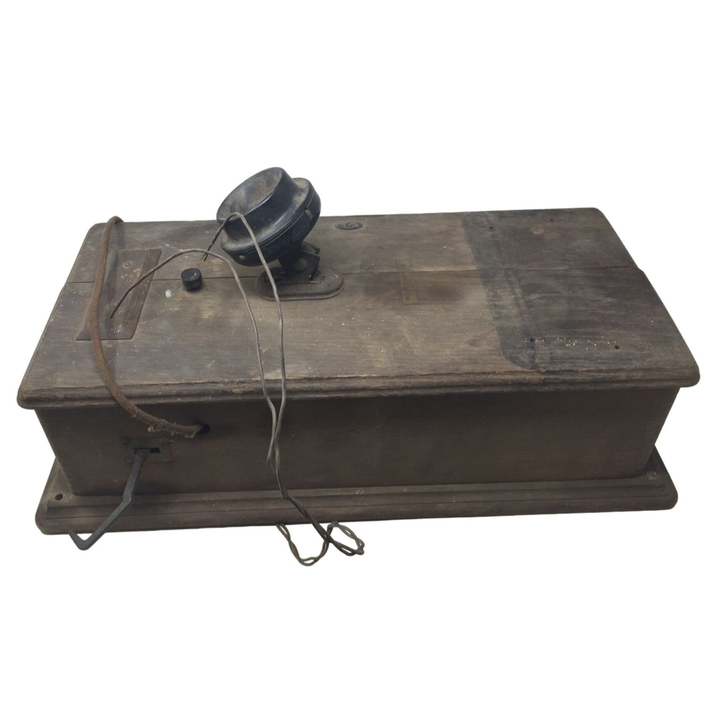 Antique Wooden Western Electric USA Wall Telephone (20.5" x 9.5")