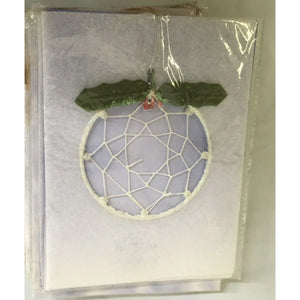 White Wire Christmas Dreamcatcher-  The Legend of the Dreamcatcher