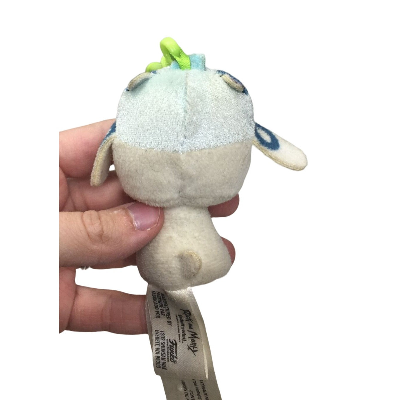 Rick and Morty Snuffles the Dog Plush Keychain