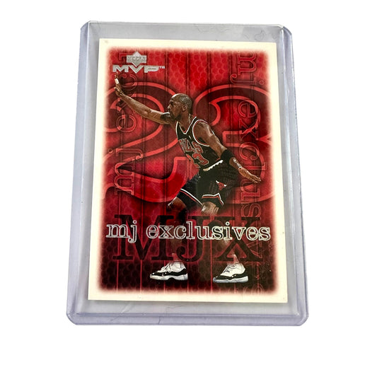 Michael Jordan MJ Exclusives Upper Deck 1999 MVP Card Bulls #23 Black Uniform