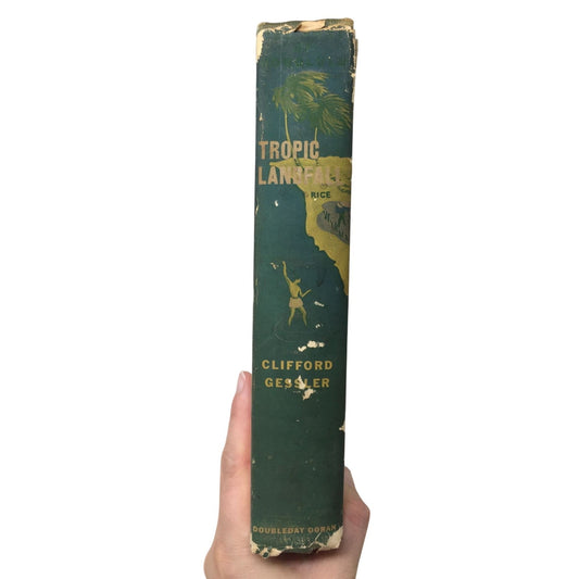 Vintage Pictorial Map of the island of Oahu, Hawaii, from the book Tropic Landfall. unbranded  A+ Stuff Books