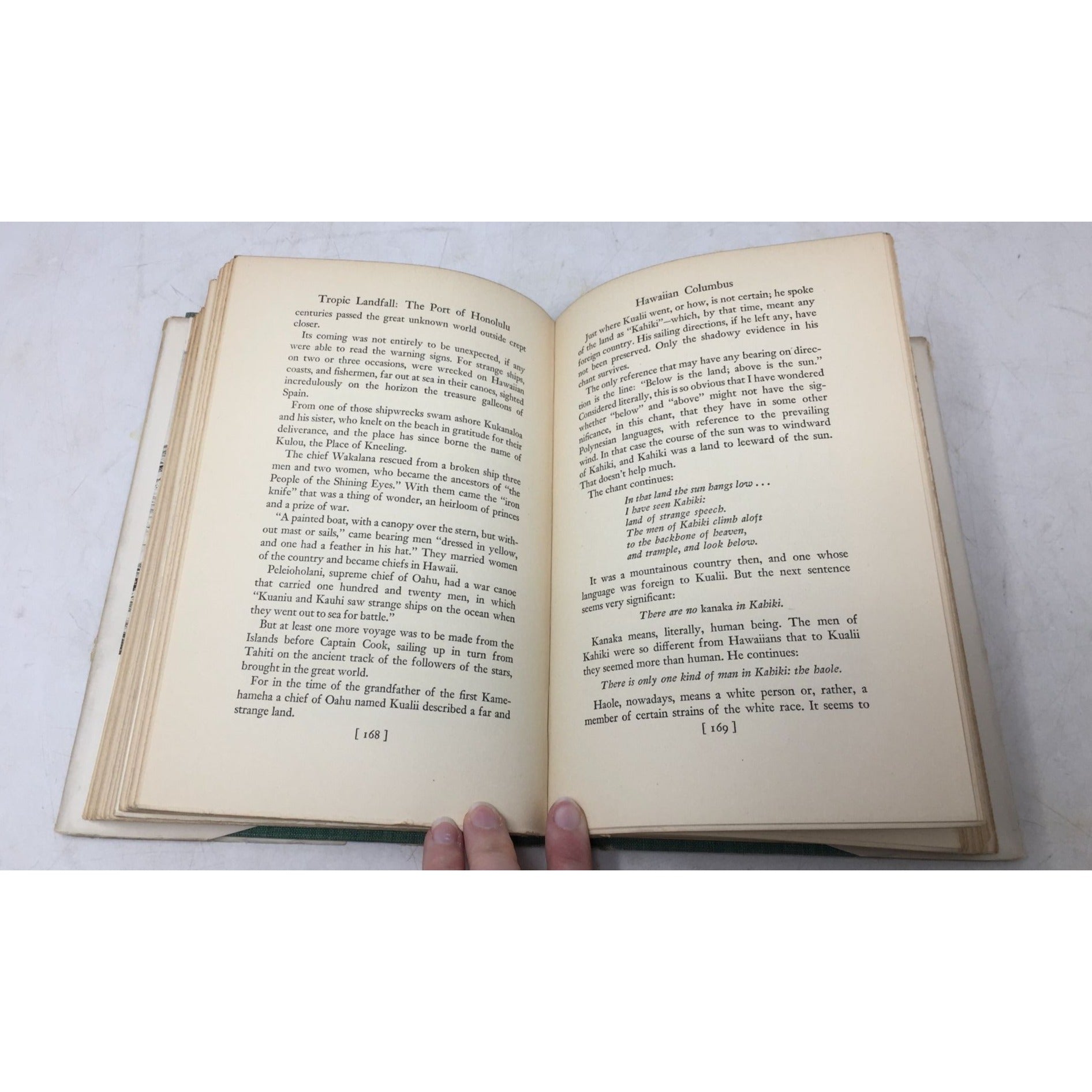 Vintage Pictorial Map of the island of Oahu, Hawaii, from the book Tropic Landfall. unbranded  A+ Stuff Books