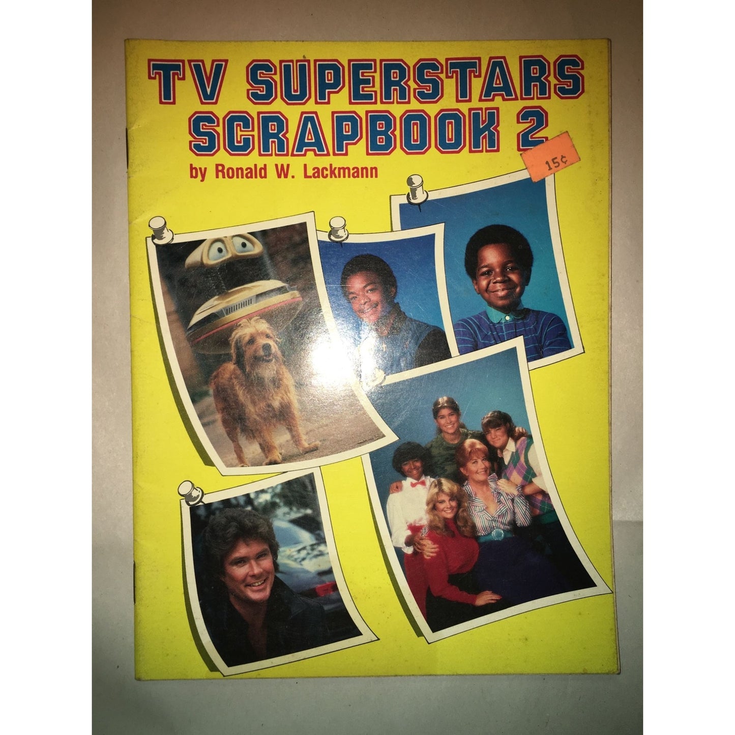 Vintage 1984 Weekly Reader Books TV Superstars Scrapbook 2 by Ronald W. Lackmann