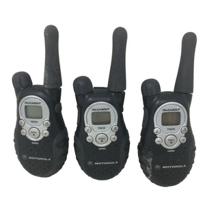 Set of 3 Talkabout Motorola Small Walkie Talkies (Untested) T5820