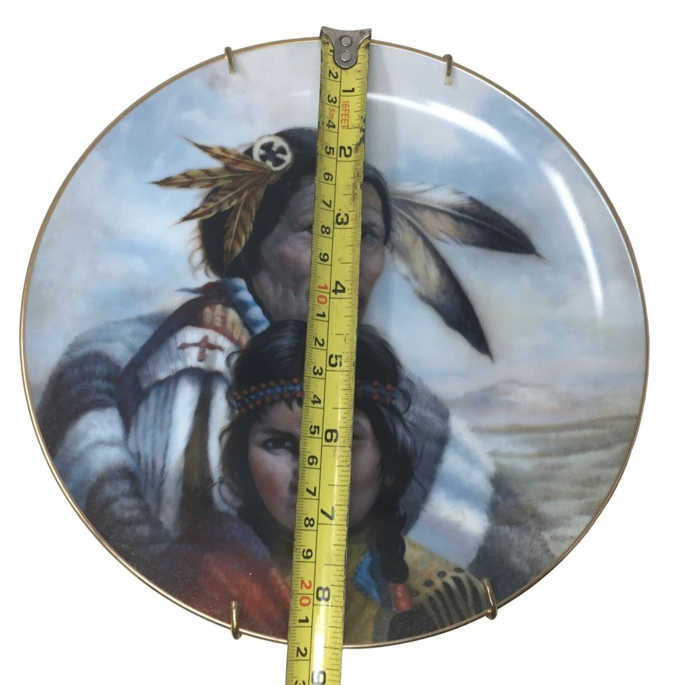 The Blackfoot Nation by Perillo Vintage Collectible Plate- 8th issue- Plate 4345R