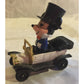 DISNEY TOMY Toy Diecast Car Mickey Mouse in Top Hat Driving