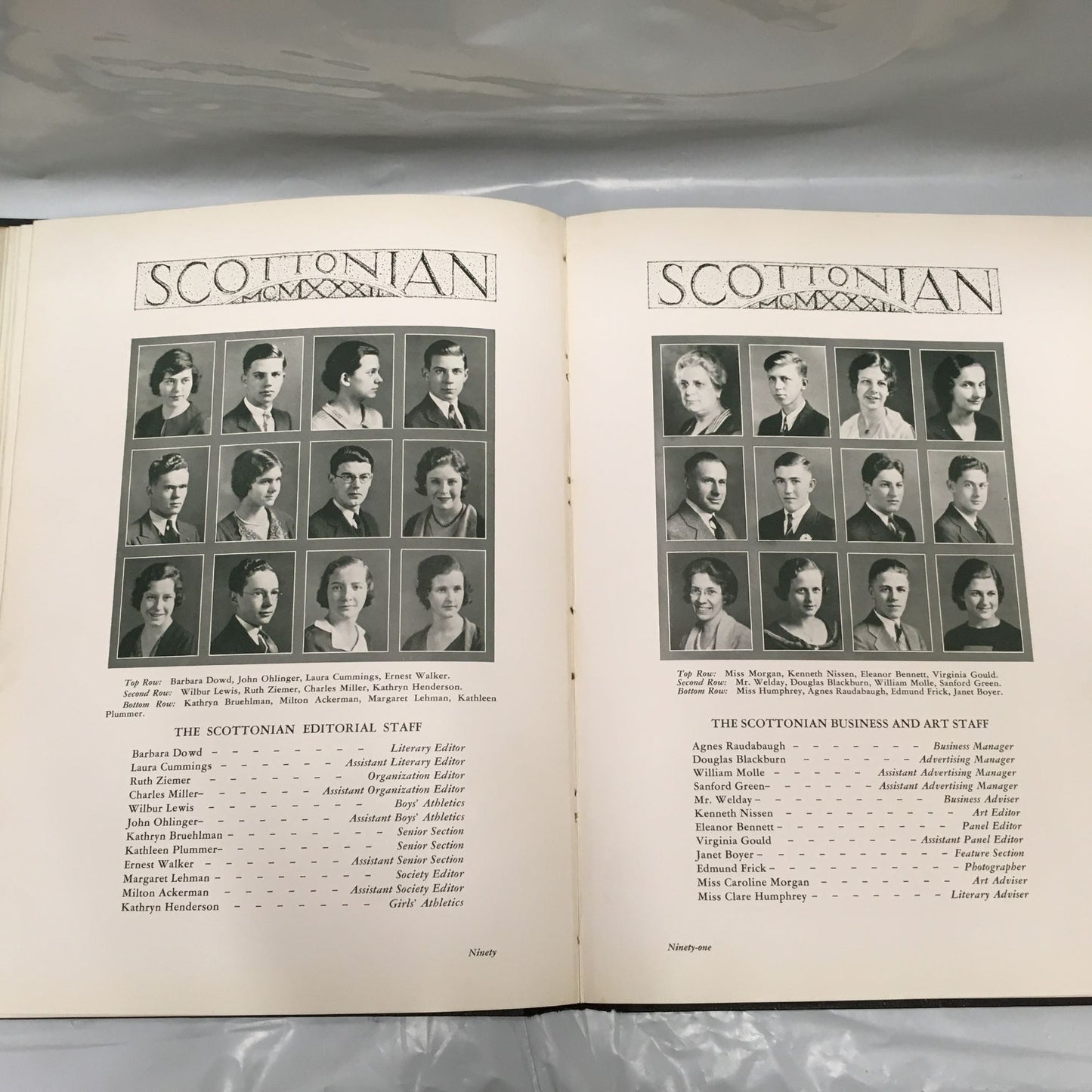 Vintage SCOTTONIAN 1932 Volume XIX Jesup W. Scott High School Toledo, OH Yearbook